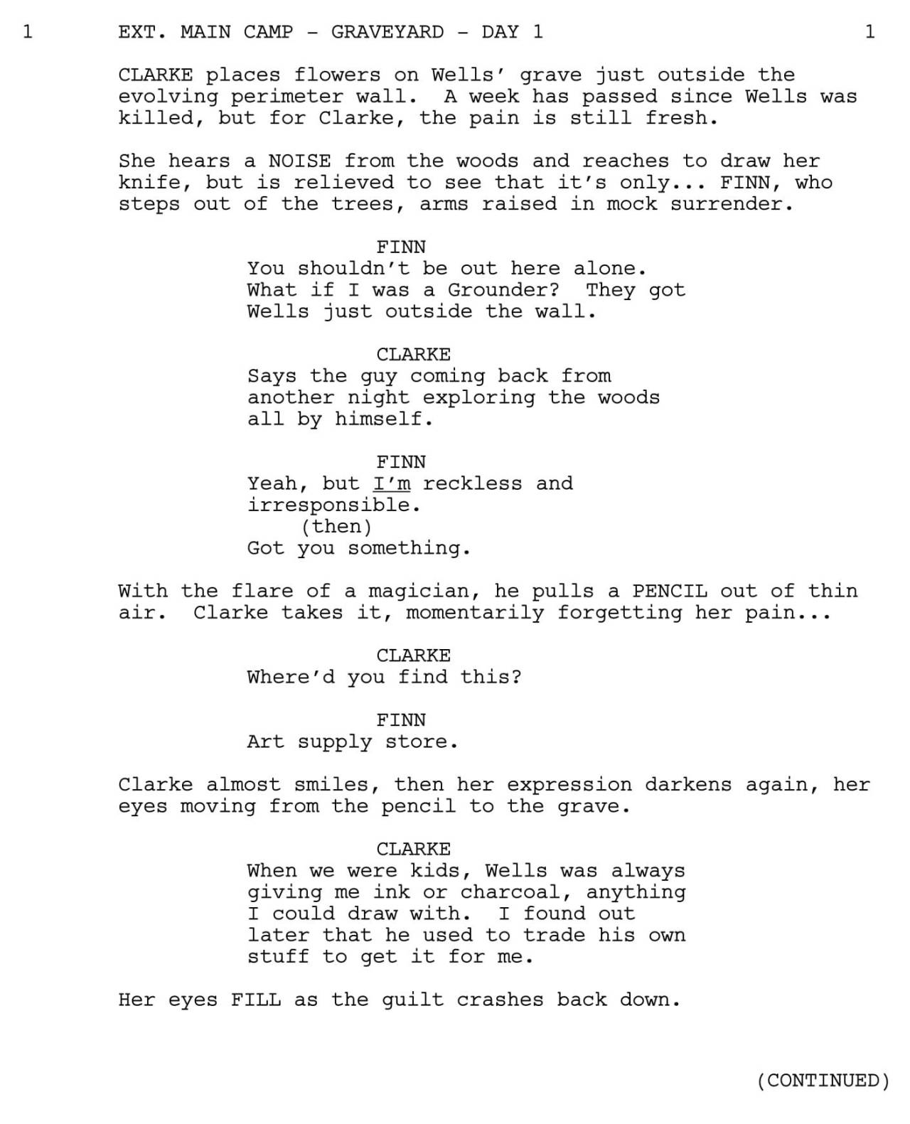Time to end the night, Wonkru&hellip; Here’s the final scene from “Murphy’s