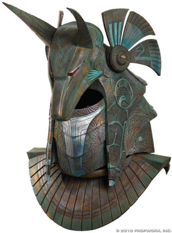 dorkilybeautiful:  fuskida:  Anubis helmet of the type which was worn by Ra’s First