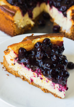 foodsforus:  Lemon Blueberry Cheesecake 