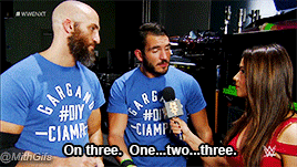 mithen-gifs-wrestling:  “DIY, what is your reaction to the Revival’s ‘injury’
