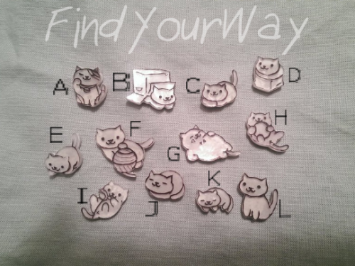 Custom Neko Atsume Charms at Find Your Way!Are you a kitty collector? Is there a crazy cat lady in y