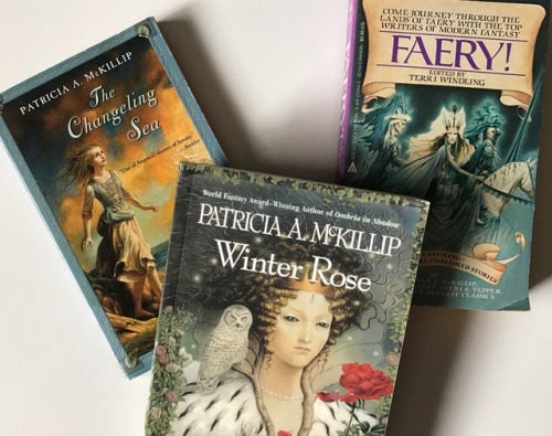 the-forest-library:My female-powered fantasy haul from @thrift-books. Which book should I start with