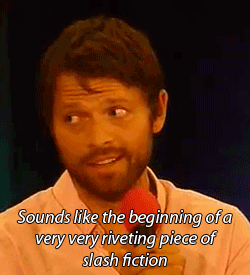 sammybitchfacewinchester:  supernaturalapocalypse:  Vancon 2013 (x). Misha says Castiel