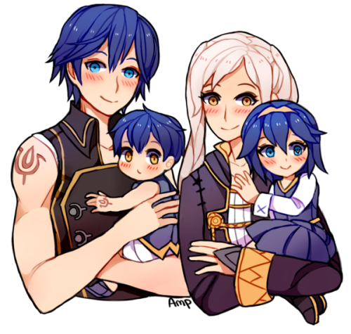 amphany:Some cute Chrobin ^w^ I love them so much asdfghjkl;fgdg