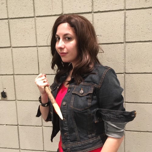 veliseraptor:Thank god for hot chicks with superpowers. (@ameliarating as Faith Lehane | NYCC 2016, 