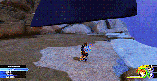 nokuto: Sora battles the Rock Titan for the second time
