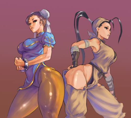 cutesexyrobutts: Thigh Tag Team. Commission Info  ;9
