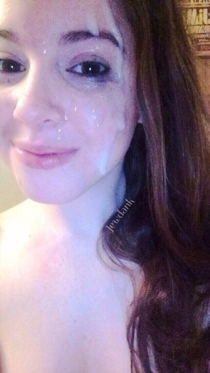 jewdank14:   Celebratory facial :D    Whenever it cums to good taste! Welcome 2 The Sperm Eatery