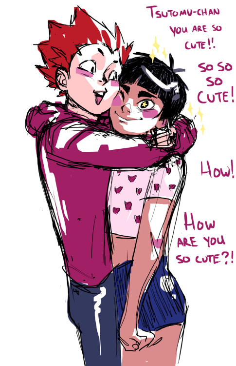 thehauntedboy:  the trifecta of senpai attention~  (Ushiwaka will get there someday) 