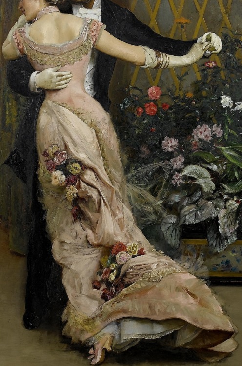 classicarte:Détail de « La Fin Du Bal », par Rogelio de Egusquiza (1915).Detail o
