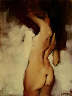 artbeautypaintings:  Nude - Michael Carson