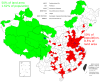 A visualization of population distribution in P.R. China