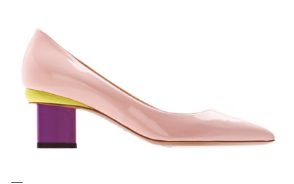 glamour: All about the little heel this spring. Loving this Nicholas Kirkwood pair. -Becky Malinsky