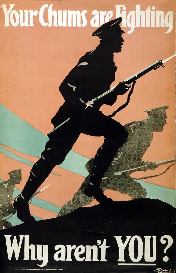 History In Posters — British WWI propaganda poster (1917)