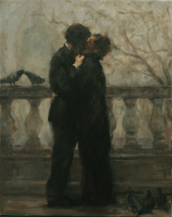 putainderoux: the–somberlain:   silenceformysoul:     Ron Hicks - The Embrace       