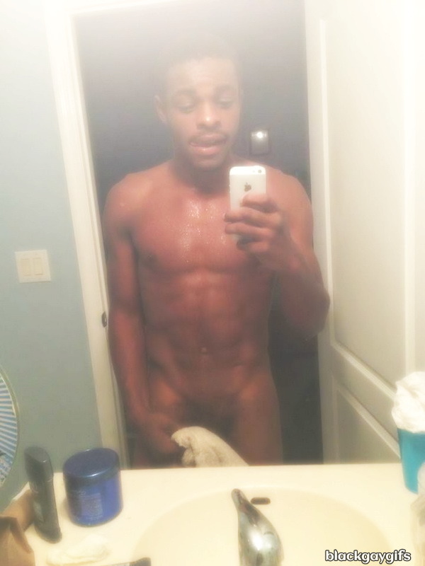 bustyournutt:  blackgaygifs:  big suckable black dick, clean fuckable booty. what