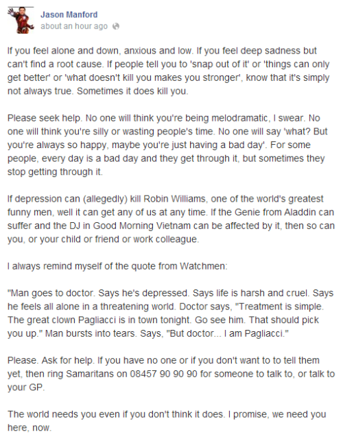 unimply:  This could really help someone (Source - Jason Manford) 