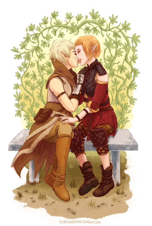 yuriandtea:Dragon Age commission