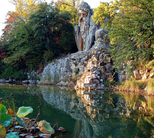 sixpenceee:The “Appennine Colossus” by Giambologna.