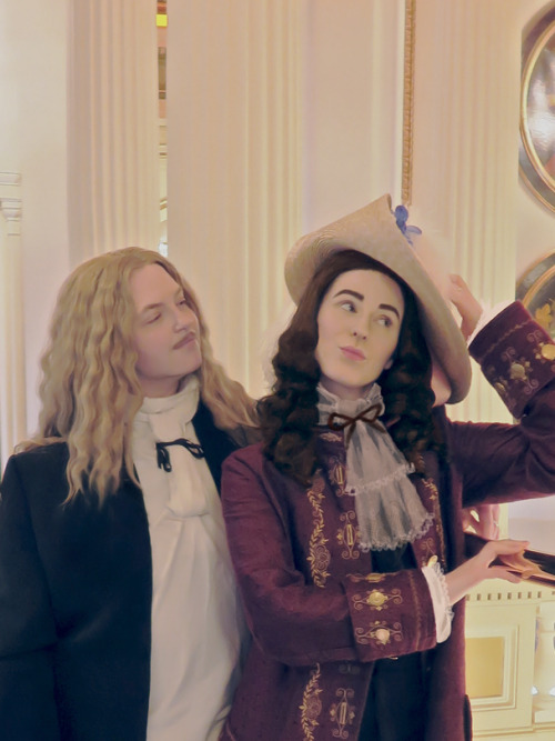 fahrlightloki:Testing Philippe and Chevalier from the TV show VERSAILLES.You like it!? all costumes 