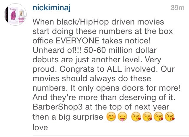 glowflake:  nicki minaj’s comments right now after showing her support for Straight