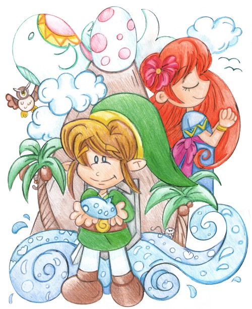 Link’s Awakening - done in 2019See if you can find Bow-wow & Kiki!