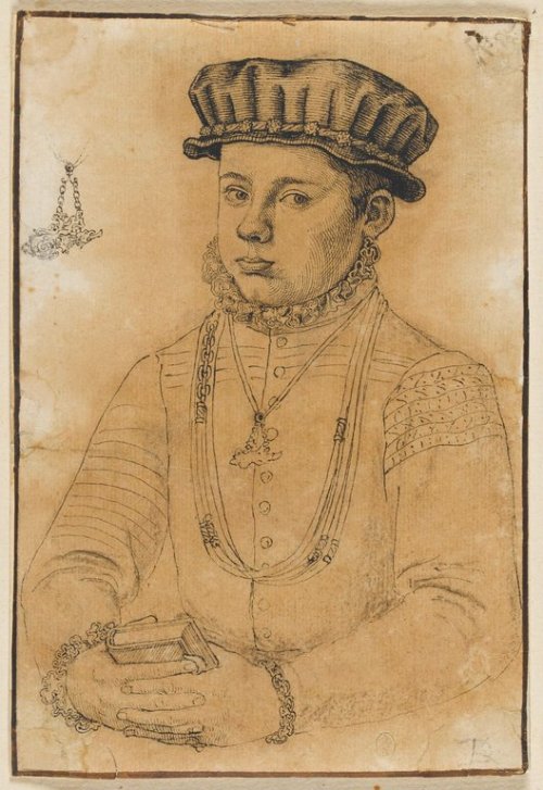 ab. 1563-1564 David Kandel - Half-length portrait of a young nobleman(Louvre Museum)