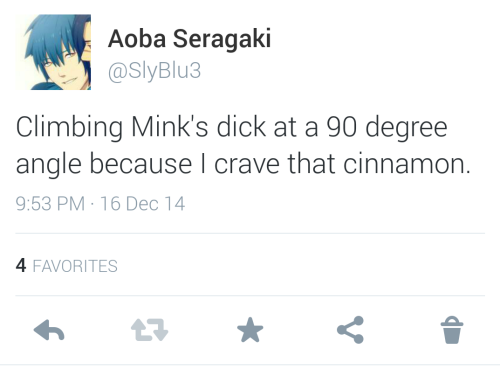 universalsugar: multibabies: cortex-vortex: semageon: sly-blu3: Dramatical Tweets: I crave that ourl