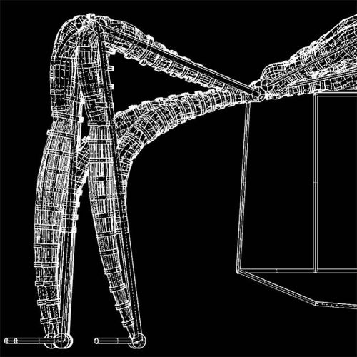 nother one #drawing #architecture #archstagram #design #biomechanical #structure #thoughts #lines