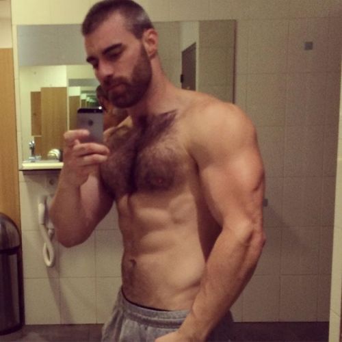 beardburnme:  “Post training selfie 💪😬” by @chanoey69 on Instagram http://ift.tt/1JYdG33 