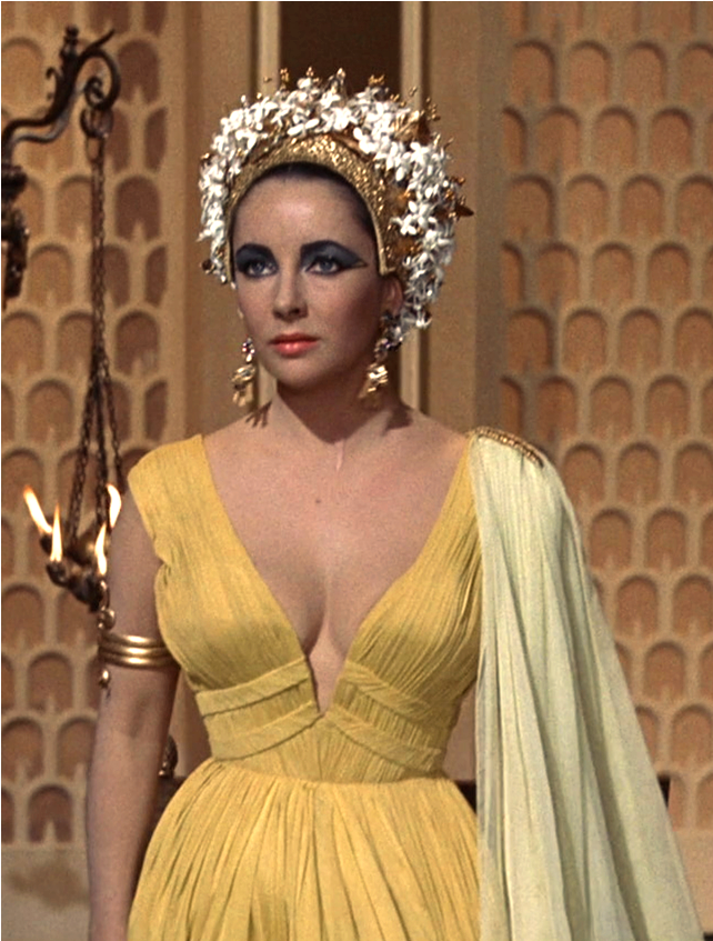 kuku-moon:  Elizabeth Taylor had a total of 65 costume changes in Cleopatra (1963),