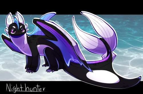 Nighthunter, a fury who’s designed better for swimming thanks to his manta ray-like tail. He&r