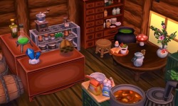 plumpkimcrossing: So happy with my mayor’s kitchen~~!