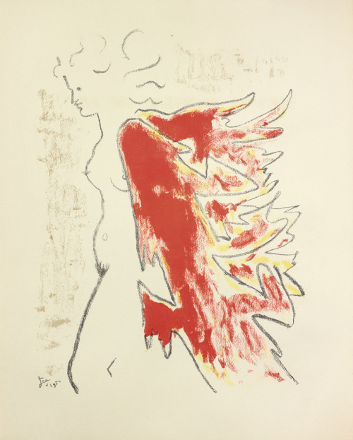 amare-habeo: Geneviève Laporte (French, 1926 - 2012)  Under the cloak of fire (Sous