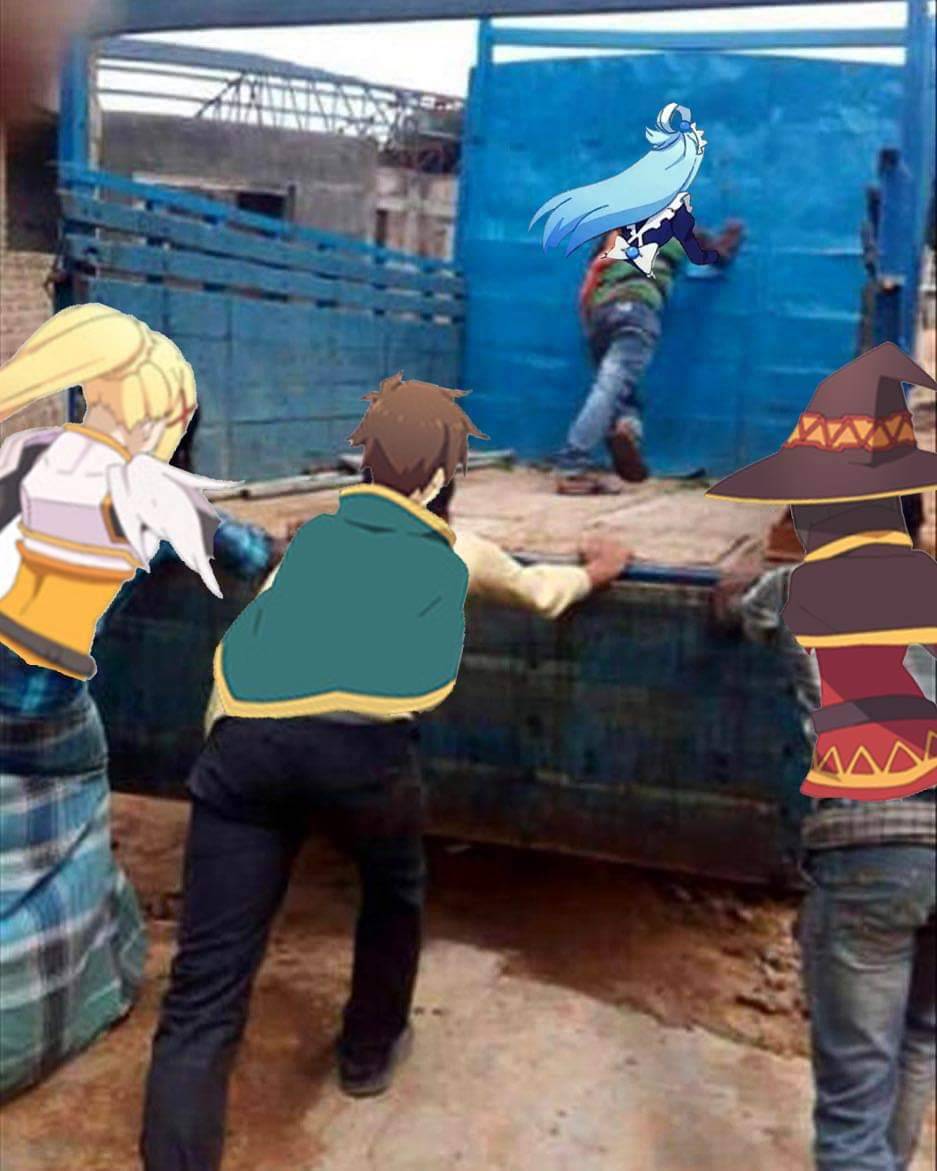 Image tagged with konosuba satou kazuma megumin on Tumblr