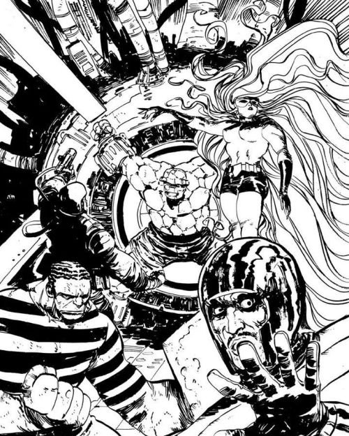 BEWARE&hellip; THE FRIGHTFUL FOUR! #fantasticfour #jackkirby #stanlee #marvel #thething  https:/