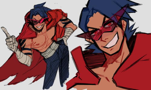 machopie:some doodles of Kamina from my twitter