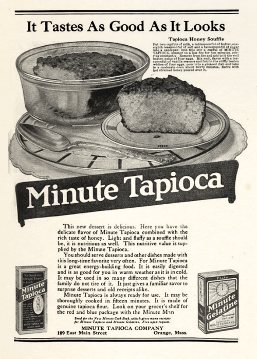 Minute Tapioca, 1919