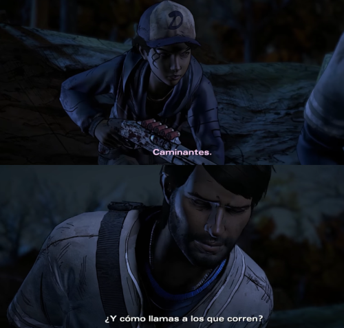 smile-more-and-cry-less:  smile-more-and-cry-less:  Clementine, toda una ruda.   slhdsdjskjdidjdi