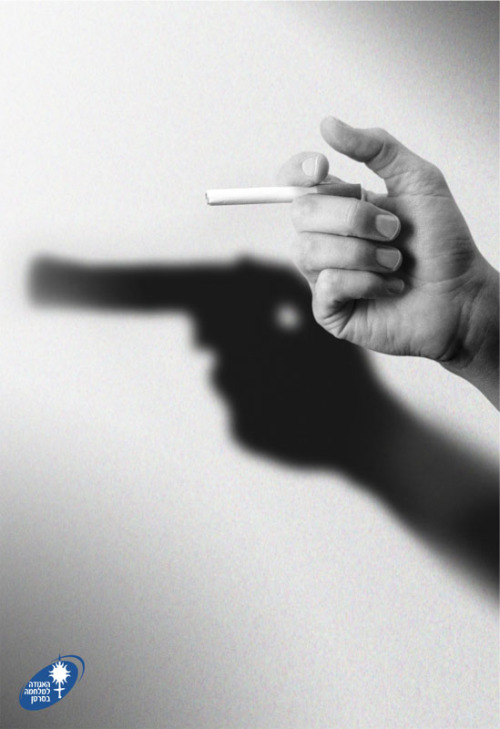 Anti-smoking: Gun Advertising agency - Gitam-BBDO Israel