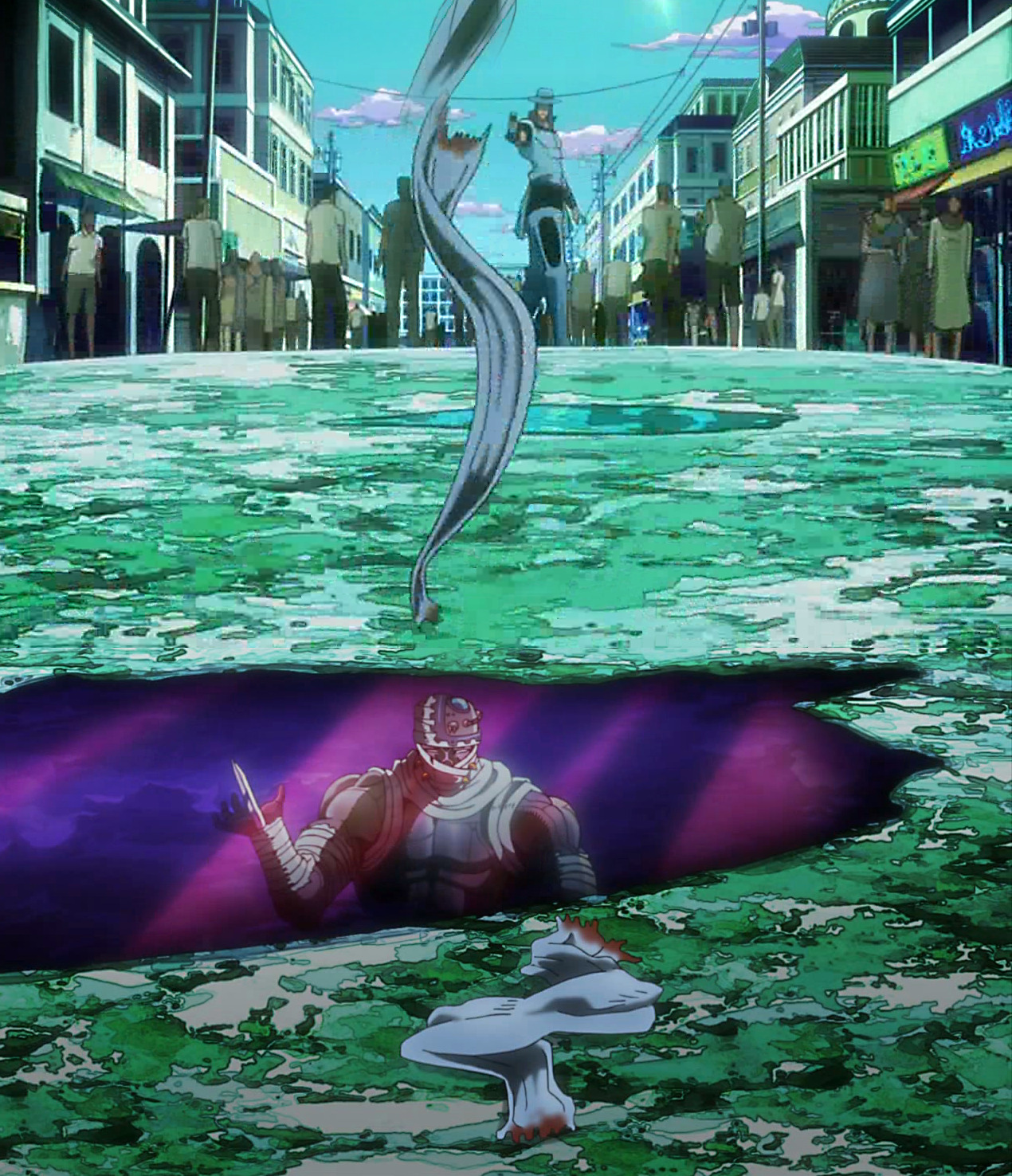 tsuntsundio-kun:  Hol Horse and Hanged Man, Episode 10 (my edit/composite). (Apparently