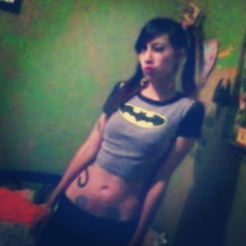 Porn Pics its-gata-salvaje:  #Batman #bats #Batsy #croptop