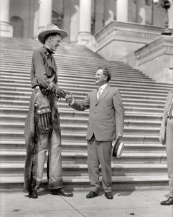 Morris Sheppard Meets A Tall Cowboy.