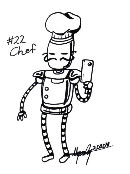 Inktober 2020Day 22: ChefYes.