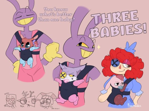 Introducing My Bunnydoll Fan Children: Ruby, Jesse, And Jett!