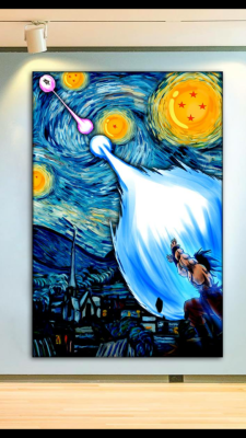 Sixpenceee:  Goku Meets Art.found Here