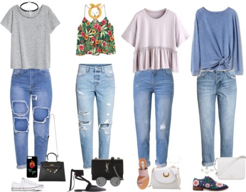 ♡ REQUESTED ♡Hello! This was a request for some outfits with boyfriend jeans! Boyfriend jeans are su