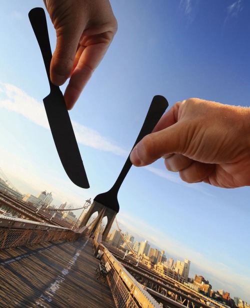 New Cut Out Illustrations Make An Appearance On Famous Landmarks By Rich McCor