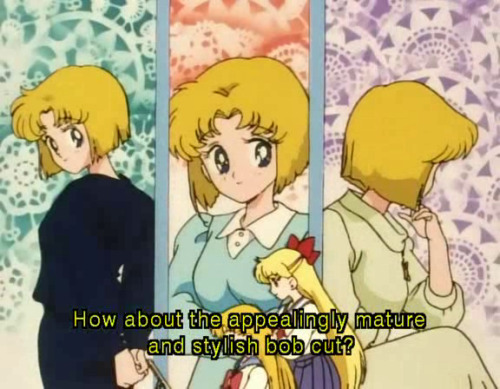 schala:  Usagi is so depressed about Mamoru being kidnapped by the Dark Kingdom that she is unable to focus on anything. Of all the senshi, it’s Minako, who was just introduced and has not had time to become friends with the rest of the team yet, is