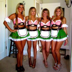 sexy-college-sluts:  Oktoberfest. 